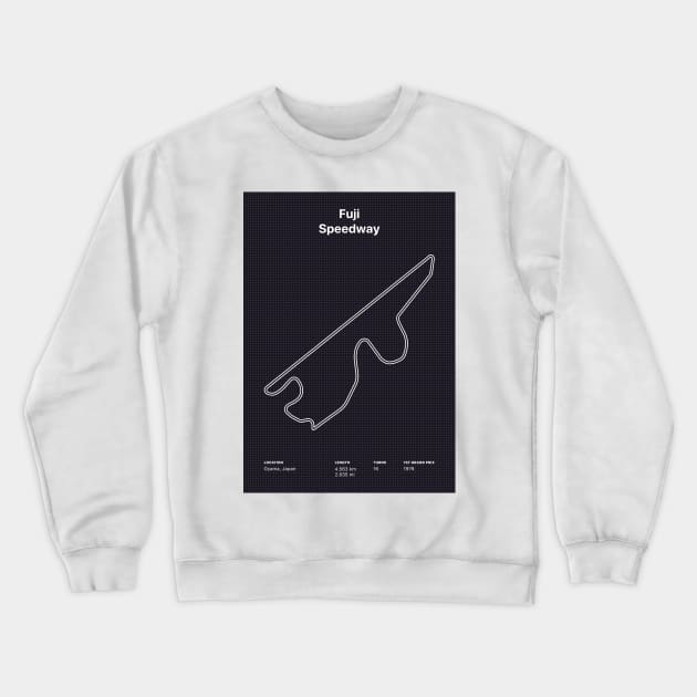 Fuji Speedway Crewneck Sweatshirt by Visitify